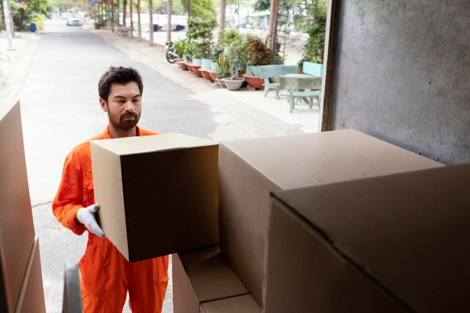 Moving Service Background